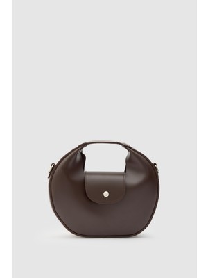 Shule Bags Raia Kapaklı El ve Çapraz Çanta Acı Kahve