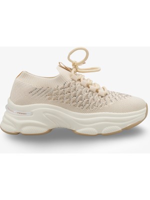 Kasey Kadın Sneaker Ayakkabı - Krem