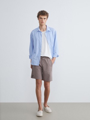 Lc Waikiki Yeni Sezon Rahat Kalıp Erkek Jean Şort