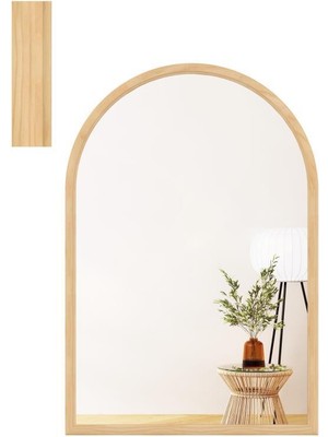 Sever Ahşap Kemerli Duvar Aynası 60X90CM