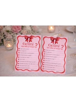 Setpak Bride To Be Anı Kartı -10ADET