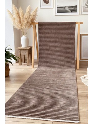 Yıkanabilir Pamuk Dokuma Kilim Doğal Kendinden Saçaklı Yolluk Kaymaz Tabanlı Halı