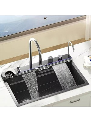 Larens Lüks Akıllı Dijital Göstergeli Eviye Seti