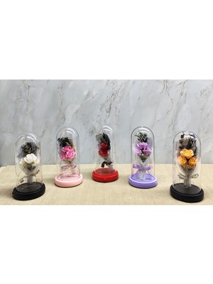 ForWhat Büro Ev Ofis Hediyesi Için Ledli Müzikli Romantik Gül Buketi