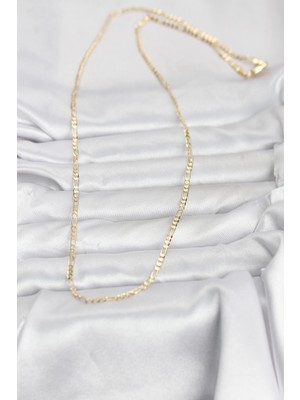 ForWhat Zarif Boyunlar Için 60CM Golden Pirinç Ince Kuşgözü Zincir Kadın Kolye