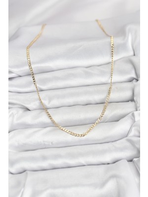 ForWhat Zarif Boyunlar Için 60CM Golden Pirinç Yapım Zincir Kadın Kolye