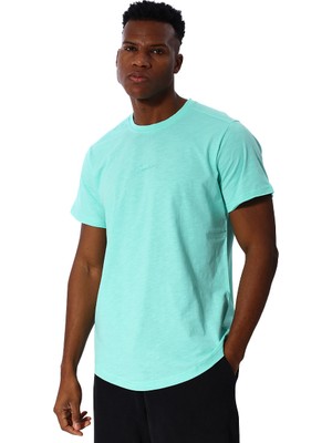 Sportive Iga Erkek Yeşil Günlük Stil T-Shirt 25YE031-YSL