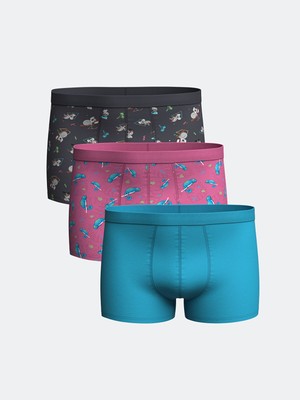 Lc Waikiki Yeni Sezon Standart Kalıp Pamuklu Esnek Erkek Boxer 3'lü