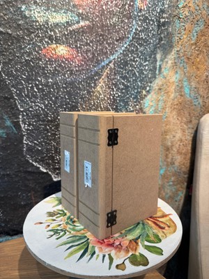 2'li Kitap Şeklinde Ahşaptakı Kutusu