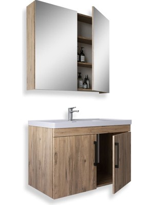 Teta Home Yalova 65 cm Mdf Banyo Dolabı Seti