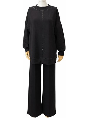 JOOQSTORE Taşlı Spor Tunik Takım