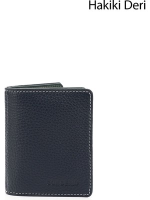 Gönderi(r) Kadın Lacivert - Yeşil  Gön Hakiki Deri Unisex Kartlık 06499