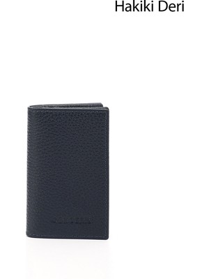 Gönderi(r) Kadın Lacivert  Gön Hakiki Deri Unisex Kartlık 06205