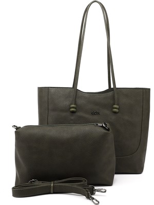 Gönderi(r) Kadın Haki Yavrulu Omuz Çantası