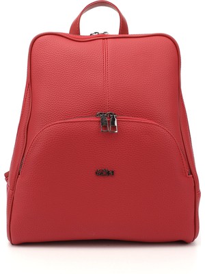 GÖNDERİ Kadın Kırmızı  El ve Sırt Çantası