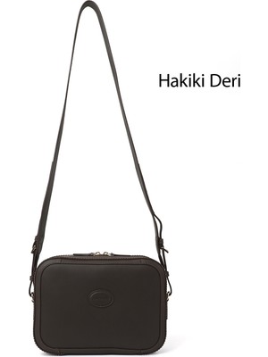 Gönderi(r) Kadın Kahverengi  Hakiki Deri Uzun Askılı Omuz Çantası