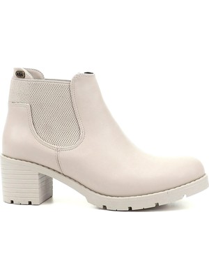 GÖNDERİ Kadın Ten  Kalın Topuklu Chelsea Bot