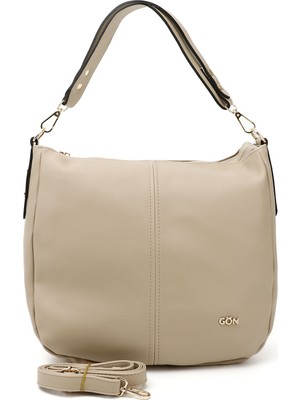 Gönderi(r) Kadın Bej El Ve Omuz Çantası