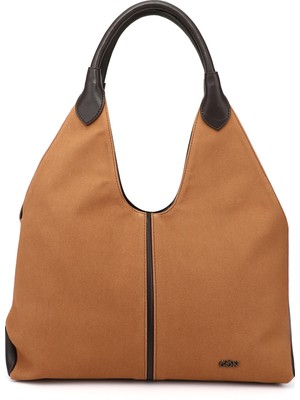 GÖNDERİ Kadın Taba - Süet  Omuz Çantası