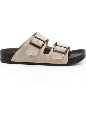 Gönderi(r) Kadın Bej Tokalı Günlük Terlik