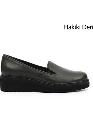 Gönderi(r) Kadın   Dolgu Taban Hakiki Deri Ayakkabı