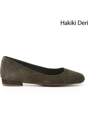 GÖNDERİ Kadın   Hakiki Deri Babet