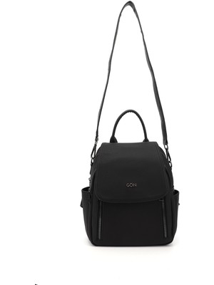 GÖNDERİ Kadın Siyah  Omuz ve Sırt Çantası