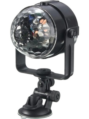 Astraltech Kompakt Tasarımlı, Döner Renkli LED Disko Topu - Ev ve Profesyonel Kullanım