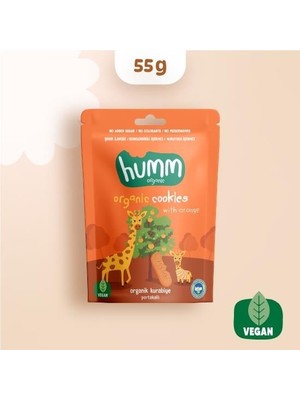 SHC4200 Organik Vegan Portakallı Kurabiye 55 gr