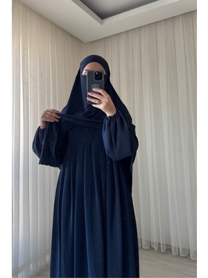 Atelier Cheval Ayrobin Sufle Ferace Takımı, Umre Hac, Kadın Ferace, Tesettür Elbise Takım, Aerobin Elbise Takım