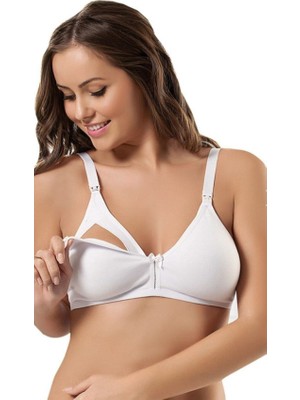 Liza Liza kadın  Penye Pamuklu Kolay Açılabilir Kancalı Emzirme Südyeni 