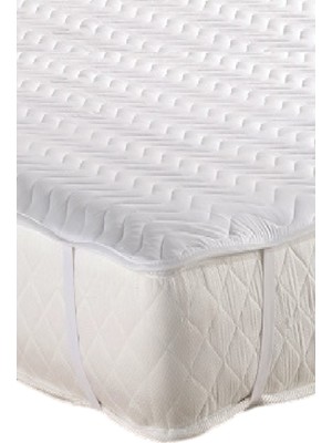 Bebesi Yatak Koruyucu Kapitoneli 160X200 cm Çift Kişilik Çarşaf Köşe Lastikli