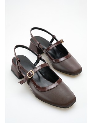 ich1one Modena Kadın Fergison Topuklu Babet Ayakkabı – 5 cm Topuk, Günlük ve Ofis Şıklığı 1108