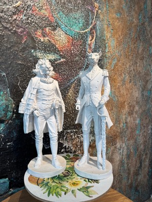 2'li Polyester Aslan ve Kaplan Asker