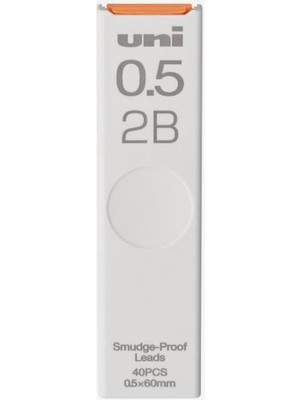 Uni Ball 0.5 mm Smudge Proof 2B Versatil Kalem Yedeği 40 Adet Temiz Yazım İçin Özel Formül