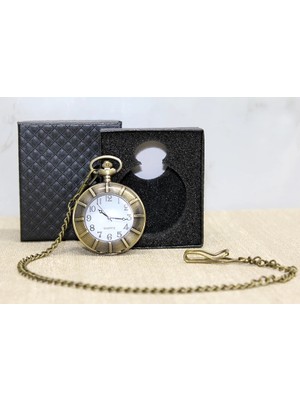 Magicool Özel Kutulu Antik Köstekli Saat ALK4684