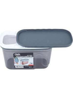 Skygo Lüks Plastik Sürgülü Kapaklı 3 'lü Saklama Kabı Seti 1200 Mlx3 Adet