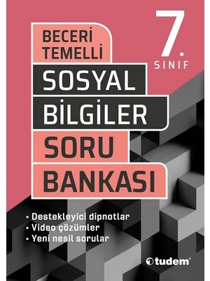 Skygo 7. Sınıf Sosyal Bilgiler Beceri Temelli Soru Bankası