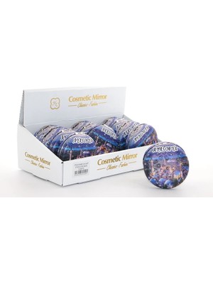 Magicool Taşlı Istanbul Tasarımı El Aynası Kalın ALK2487