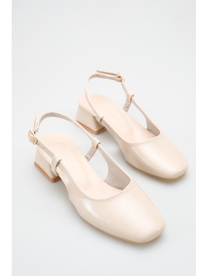 ich1one Cenova Kadın Yanki Topuklu Babet Ayakkabı – 5 cm Topuk, Günlük ve Ofis Şıklığı 1113