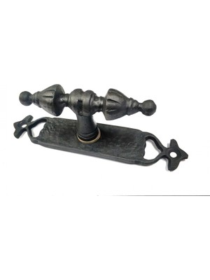 Magicool Antika Tarz Dekoratif Pirinç Burma Pencere Kolu - 152X32 Mm, Oksit