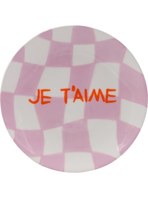 Que Rico - Diego El Boyaması Tatlı Tabağı Je Taime