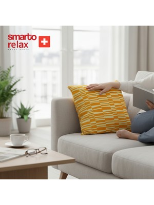 Smarto Relax Içi Dolgulu Kırlent 45X45 cm Kare – Salon & Berjer Kırlenti