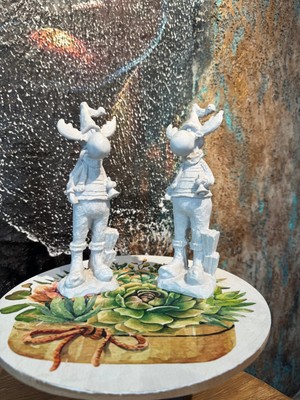 2'li Polyester Geyik Adam