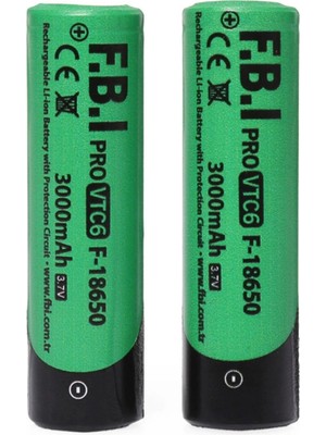 Magicool Vtc6 18650 3.7V 3000MAH 30A Li-Ion Şarjlı Pil + Pil Taşıma Kutusu 2'li Set