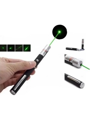 Magicool 10 Km Menzilli Tek Başlıklı Pilli Yeşil Lazer Uzun Menzil Kutulu Siyah