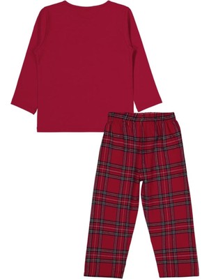Civil Girls Little Sleeper Nakışlı 2-5 Yaş Pijama Takımı - Bordo