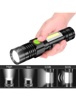 Magicool Pro F-28A Şarjlı Mıknatıslı El Feneri