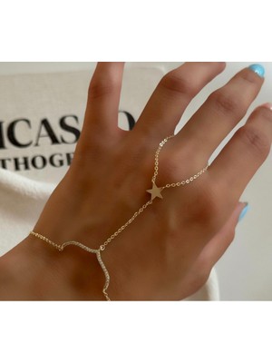 Çelik Vip Yıldızlı Modern Taş Işlemeli Şahmeran