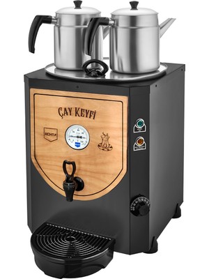 Remta 2 Demlikli 23 Lt Jumbo Çay Makinesi Ahşap Panel - DE11(A)